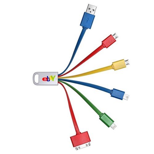 6 in 1 promotional usb calbes