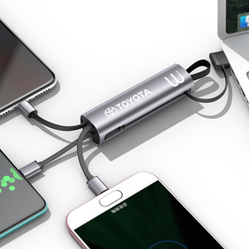 personalised 3 in 1 type c charging cable
