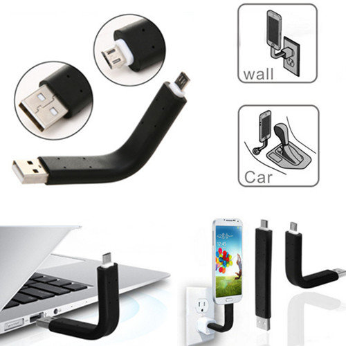 bendable holder charging cable