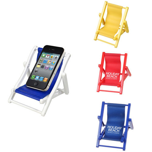 personalised beach chair phone holder