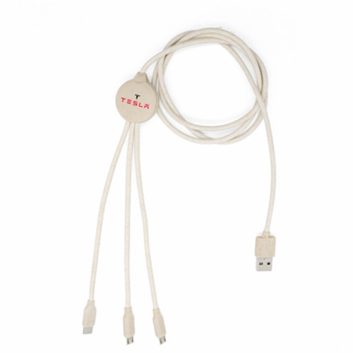 wheat straw 3 in 1 charging cable