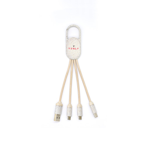 Eco friendly 3 in 1 charging cable